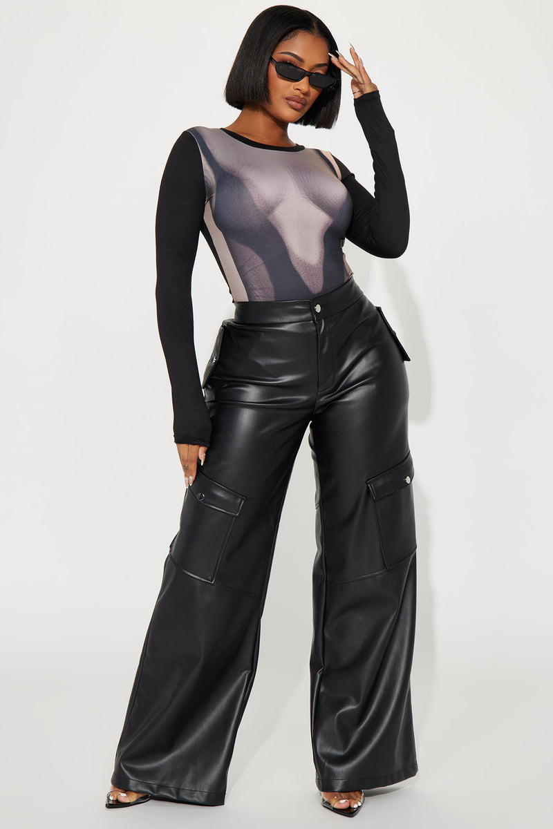 Good Form Long Sleeve Bodysuit - Taupe/combo | Fashion Nova, Bodysuits ...