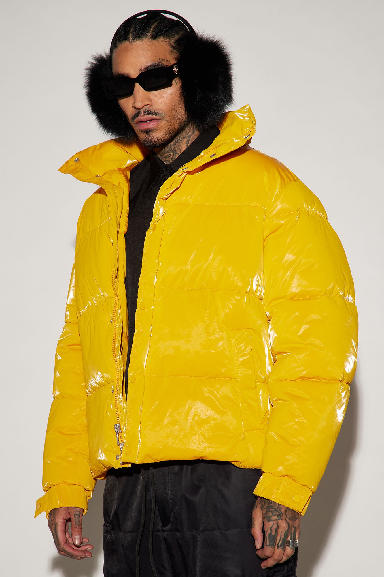 Yellow hotsell puffer mens