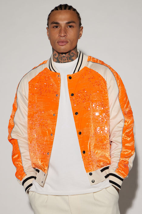 Varsity bomber jacket top mens
