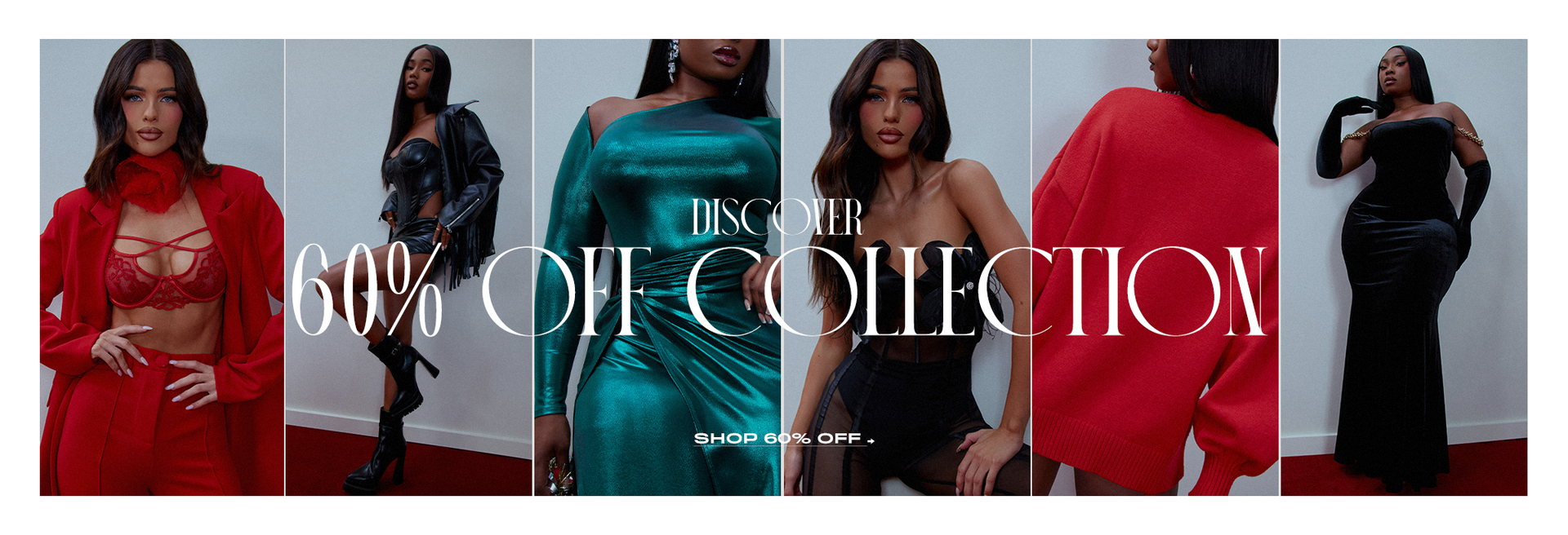 60% off collection - 11.29.23 - womens banner
