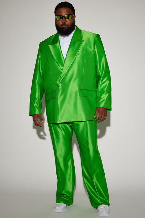 Call On Me Boxy Double Breasted Suit Jacket Green Fashion Nova