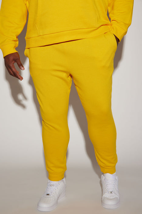 Yellow tracksuit cheap bottoms mens