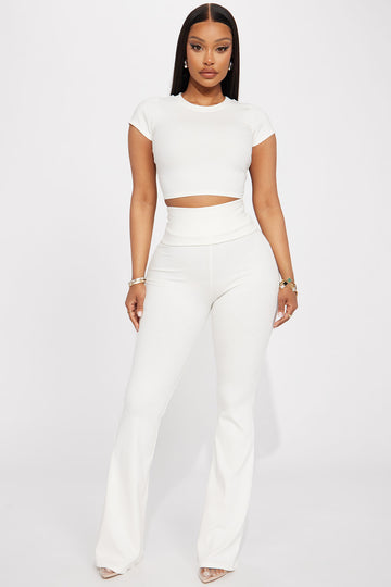 Celine Crop Top - White  Fashion Nova, Basic Tops & Bodysuits