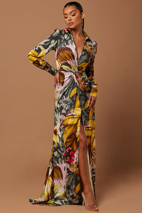 Floral maxi dress fashion nova outlet