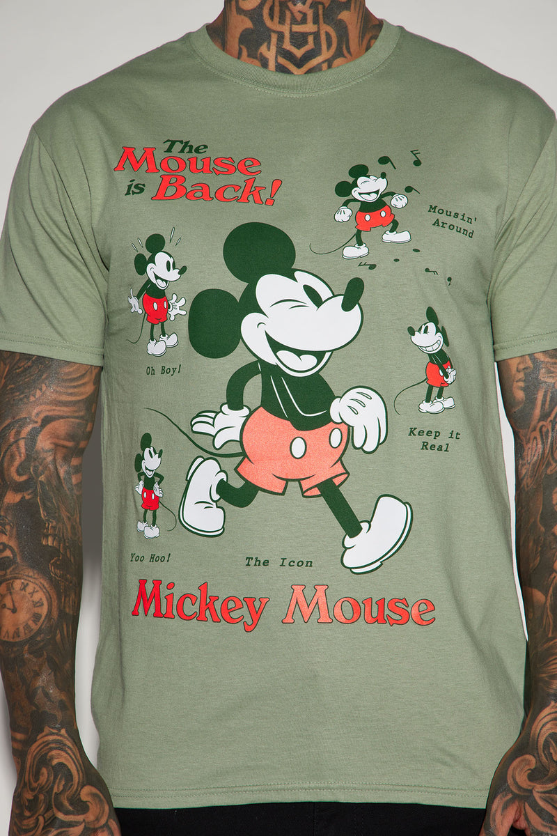 Disney The Mouse Is Back Short Sleeve Tee - Green | Fashion Nova, Mens ...