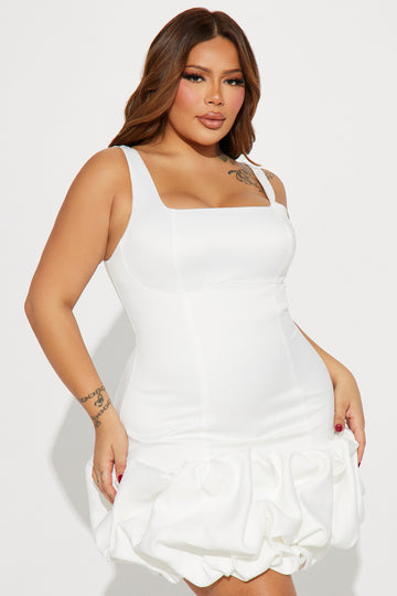 Fashion nova white 2024 dress plus size
