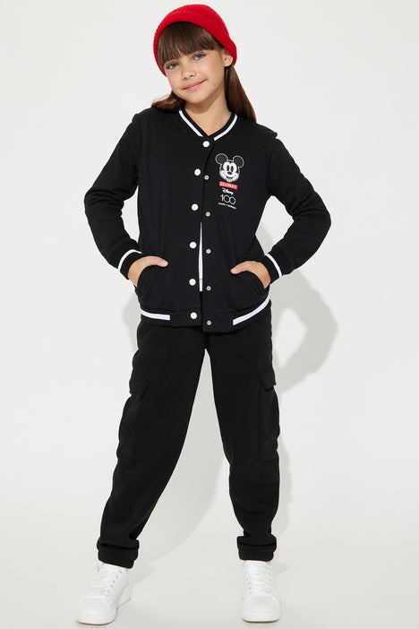 Mini Mickey Mouse Bomber Jacket Black Fashion Nova Kids