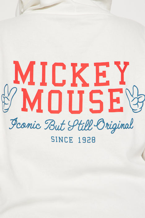 Off white mickey mouse hoodie deals