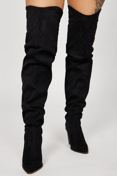 Cowboy thigh new arrivals high boots