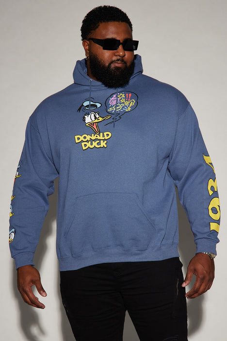 Disney Donald Duck 1934 Hoodie Blue Fashion Nova Mens Graphic