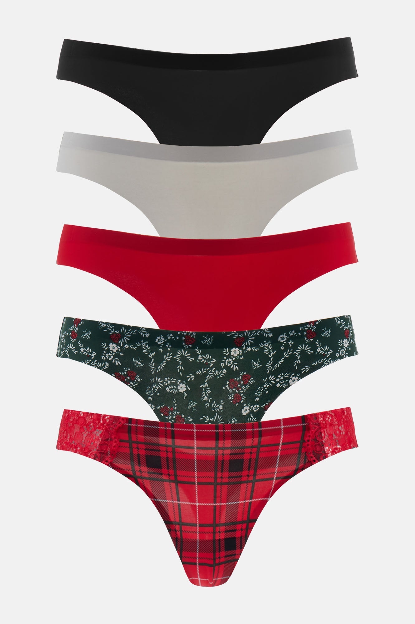 Perfect Fit Cotton Thong Panty - Red/White, Fashion Nova, Lingerie &  Sleepwear