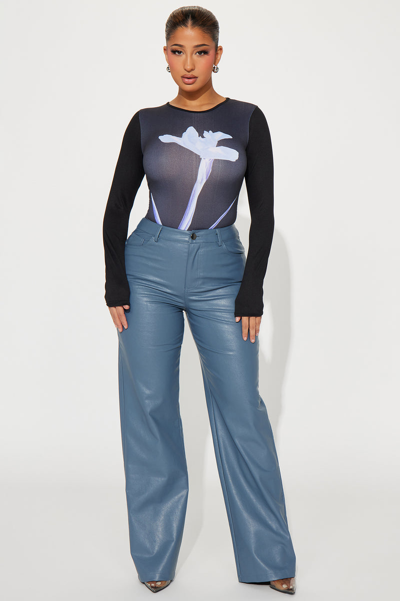Lilly Long Sleeve Bodysuit - Black/combo | Fashion Nova, Bodysuits ...