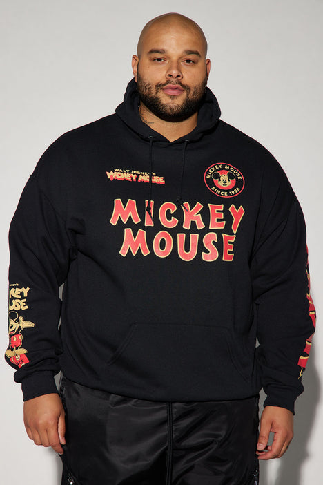 Black mickey hoodie deals