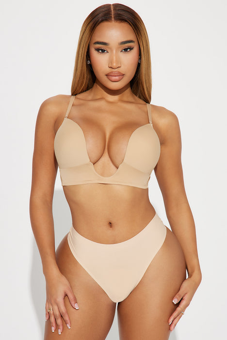 Simply U Bra - Deep Plunge Bra for Low Cut Tops and Dresses