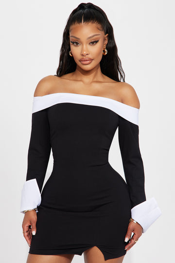 Off white outlet black dress