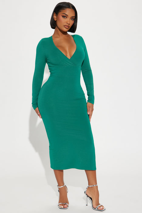 Fashion nova long sleeve deals dress