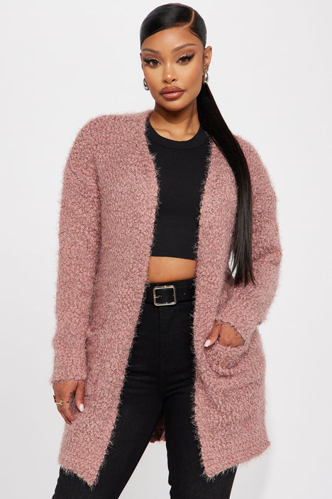 Cardigan mauve 2025