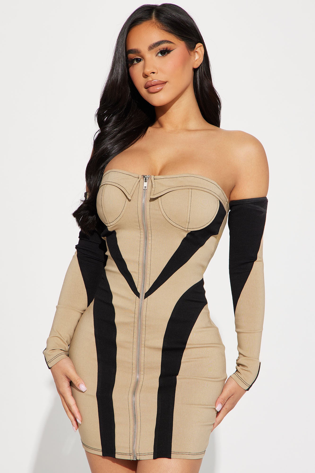 Daria denim mini sales dress