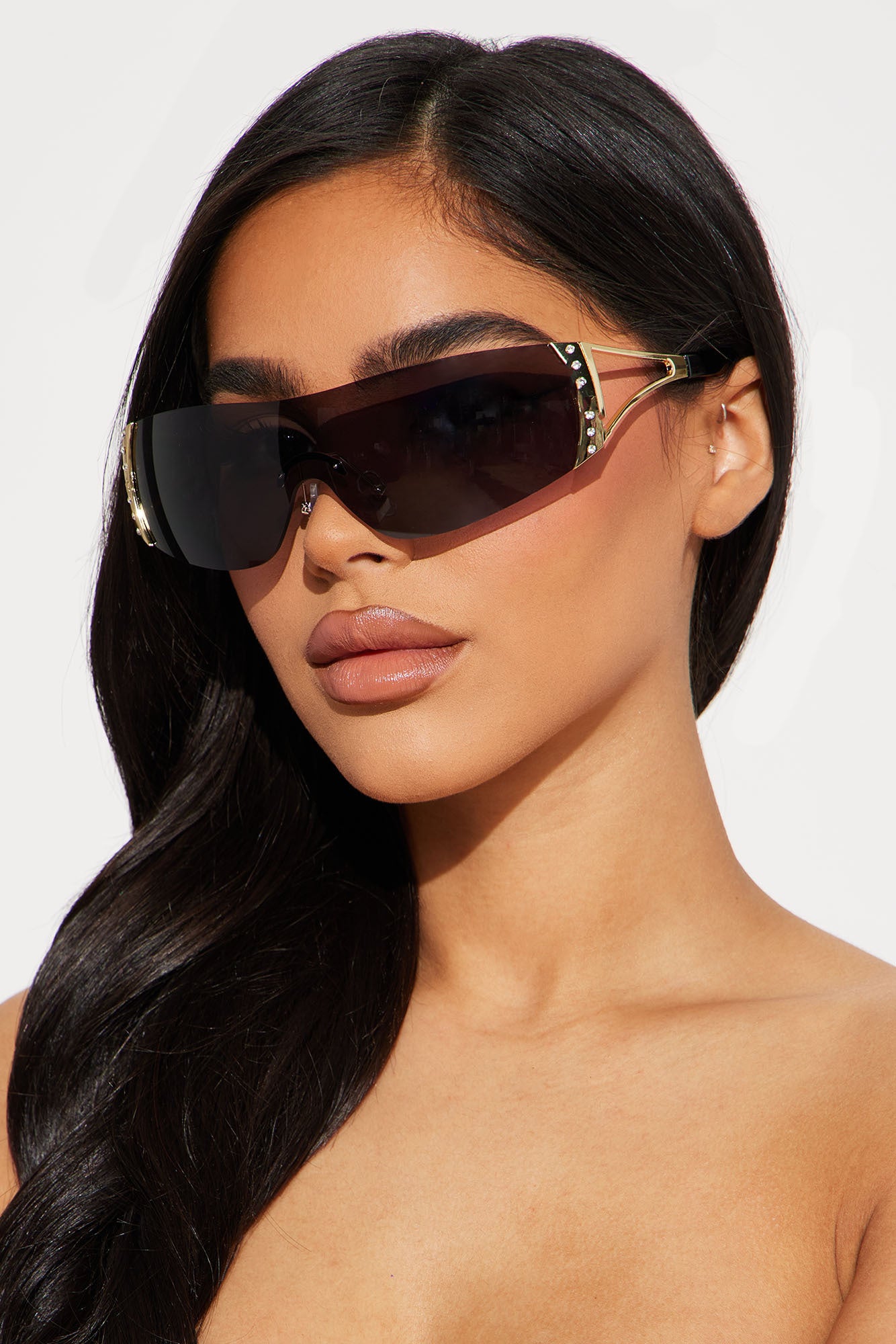 Y2K Baddie Sunglasses Black