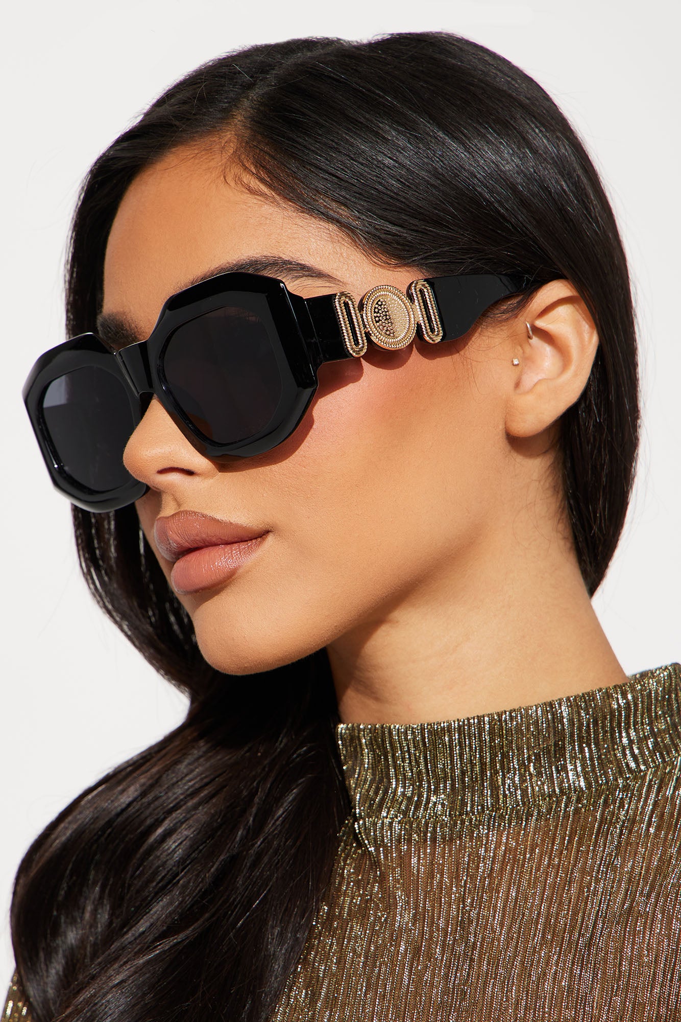 Oversized Black Square Sunglasses | Oversize Black Square Sunglasses -  Sunglasses - Aliexpress