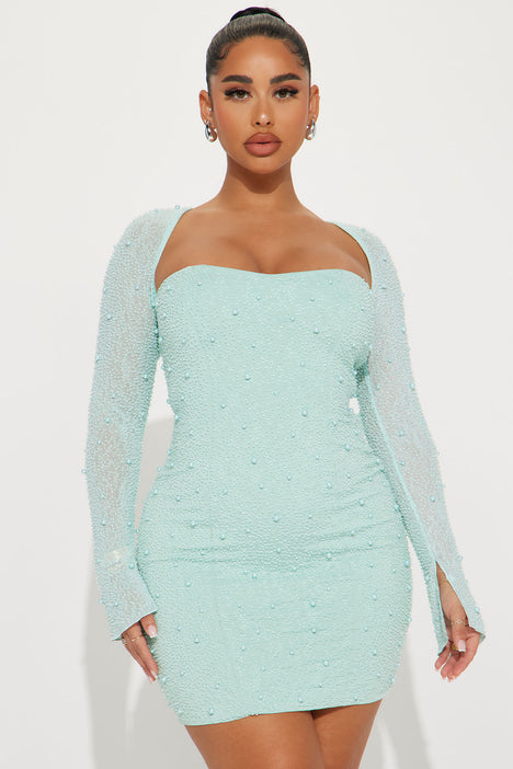 Fashion nova pearl dress online