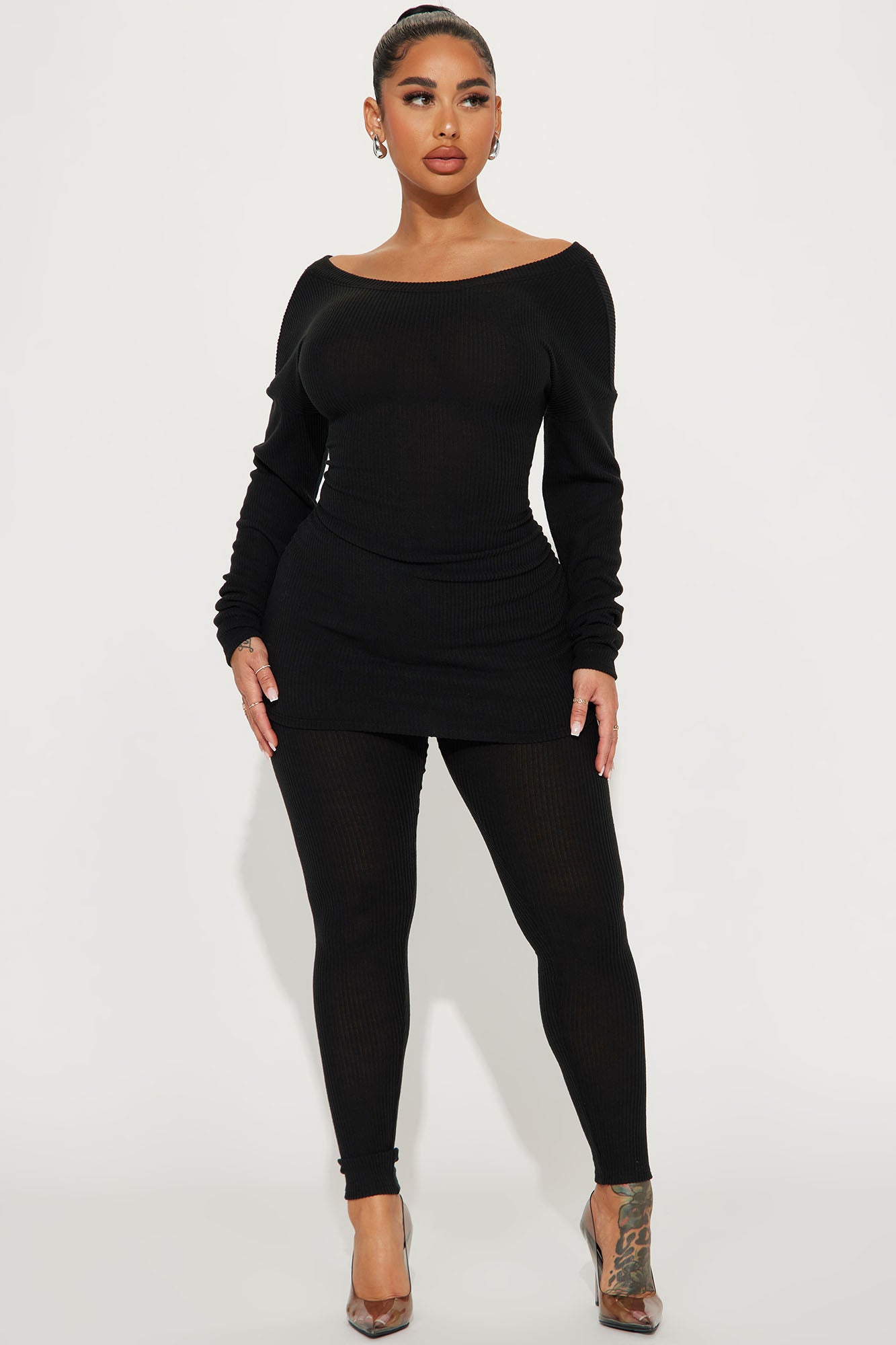 Black shop watch leggings
