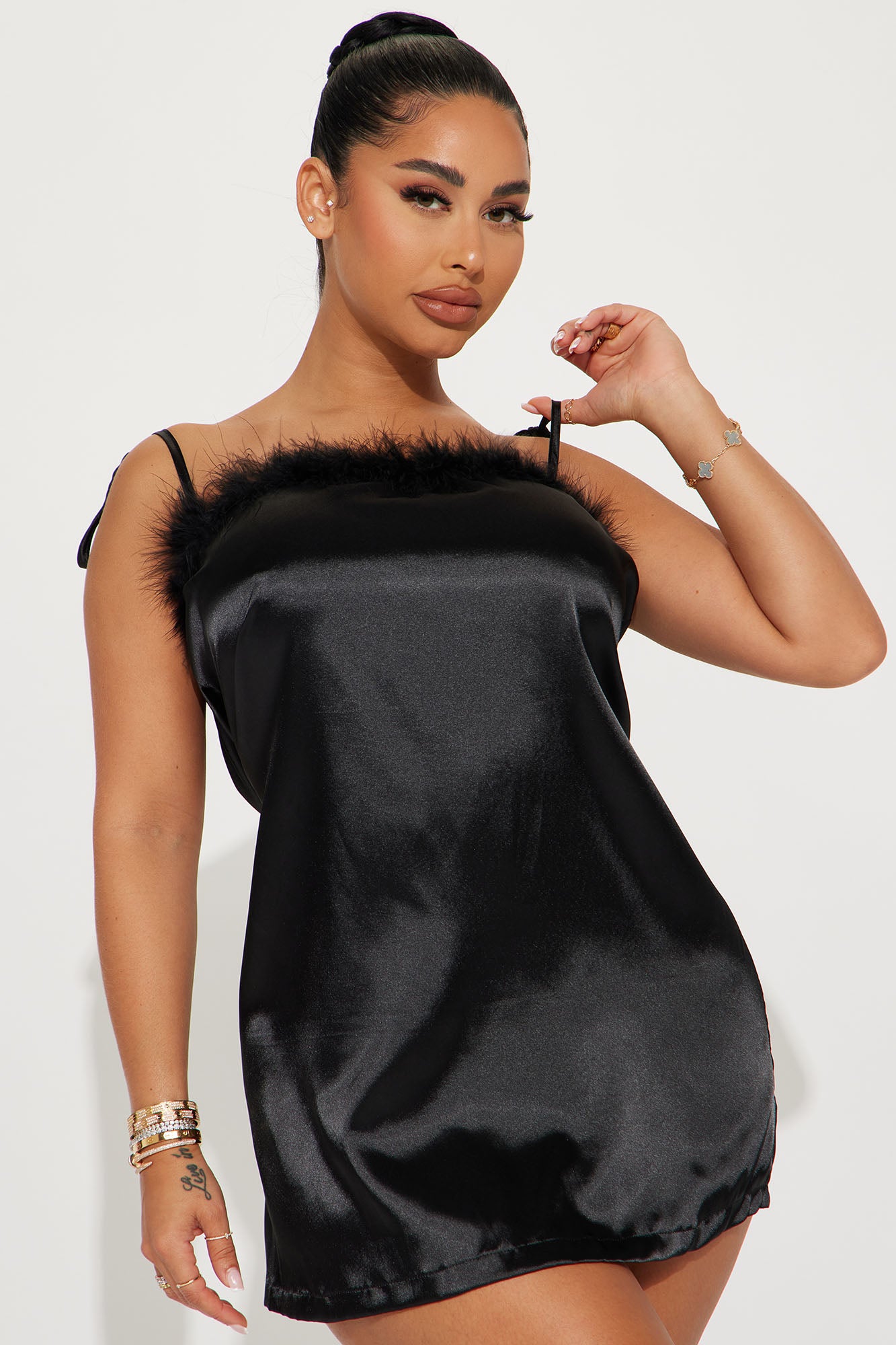 Sleep best sale satin dress