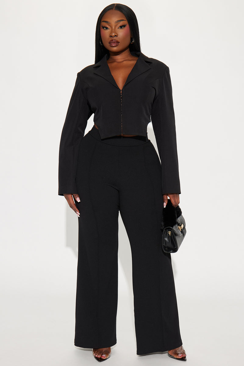Girl Boss Blazer Top Black Fashion Nova, Shirts & Blouses Fashion