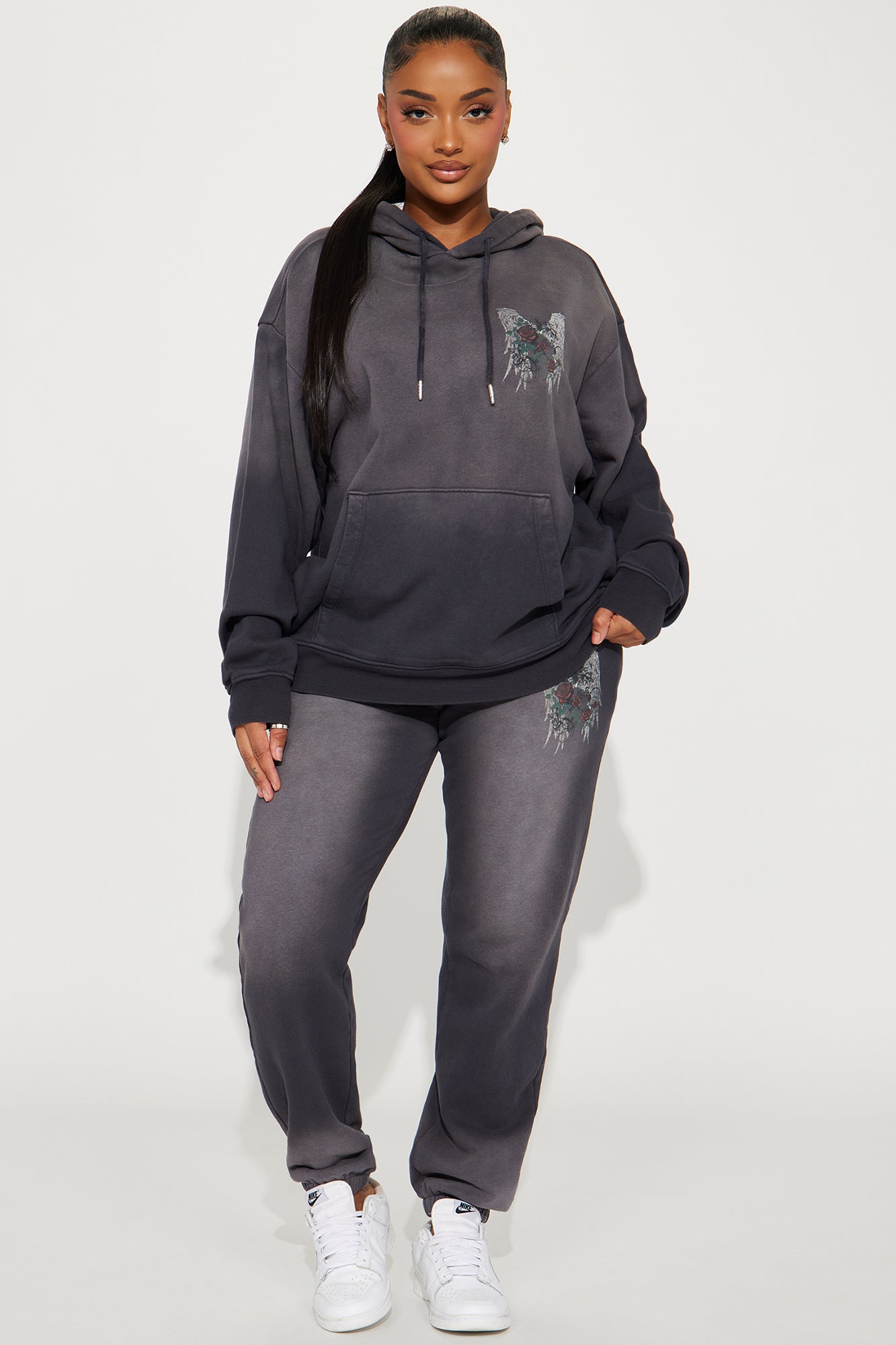 Washed jogger set store