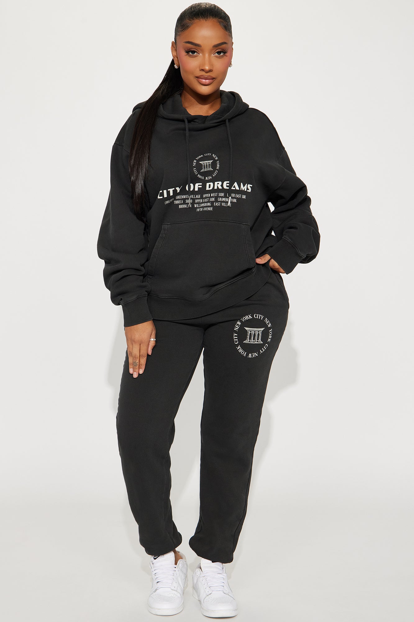 Washed jogger on sale set
