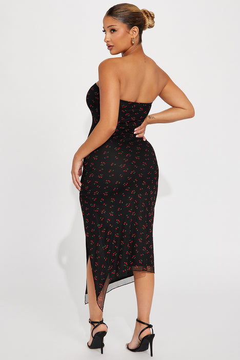 Fashion nova cherry dress best sale