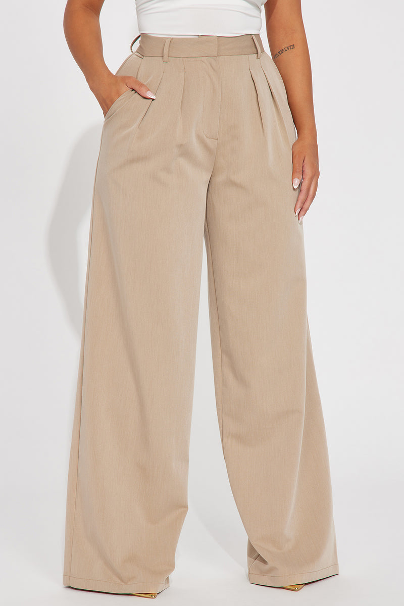Count On It Trouser Pant - Khaki | Fashion Nova, Pants | Fashion Nova