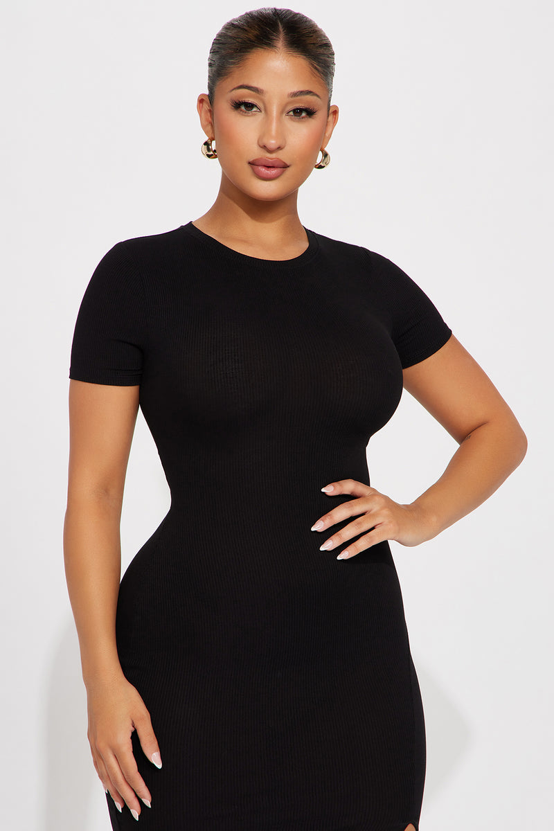Ember Ribbed Maxi Dress - Black | Fashion Nova, Dresses | Fashion Nova