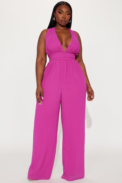 Jumpsuit magenta hotsell