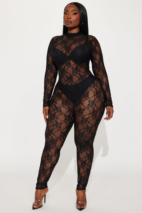 Lace jumpsuit shop fashion nova