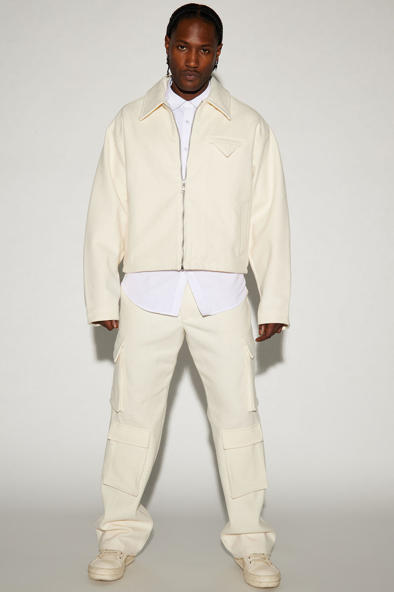 Wilder Textured Weave Cropped Jacket - Cream | Fashion Nova, Mens ...
