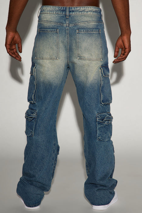 Stay Looking Rigid Carpenter Jeans - Vintage Blue Wash