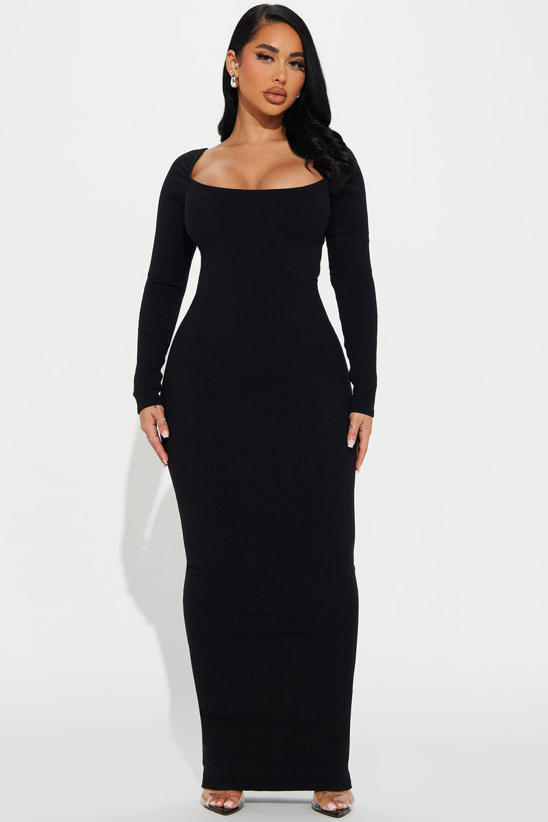 Clara Snatched Maxi Dress - Black | Fashion Nova, Dresses | Fashion Nova