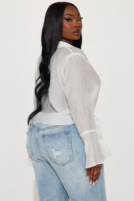 Fashion nova plus blouses cheap