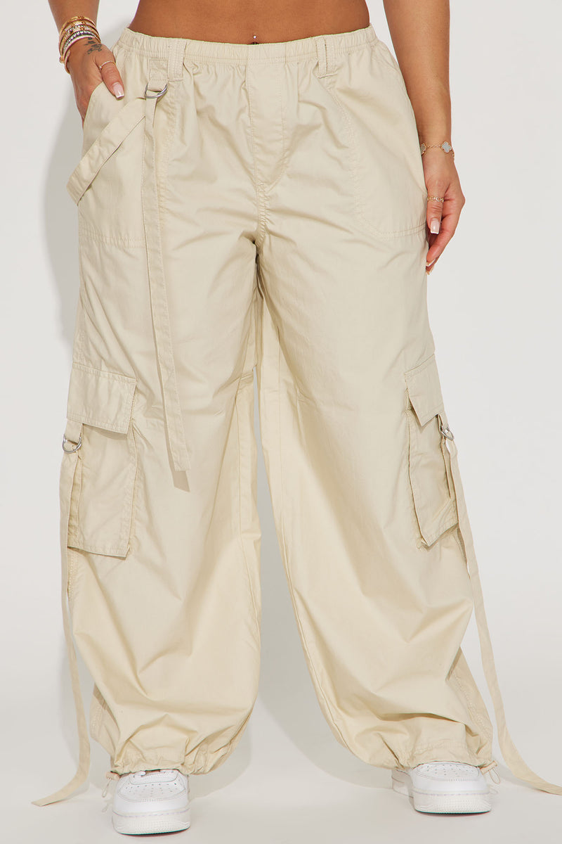 Strapping Details Cargo Jogger - Ivory | Fashion Nova, Pants | Fashion Nova