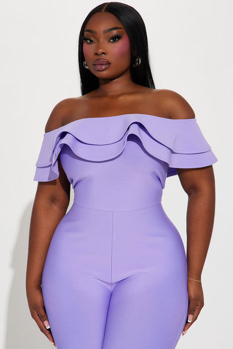 Lavender plus size jumpsuits hot sale