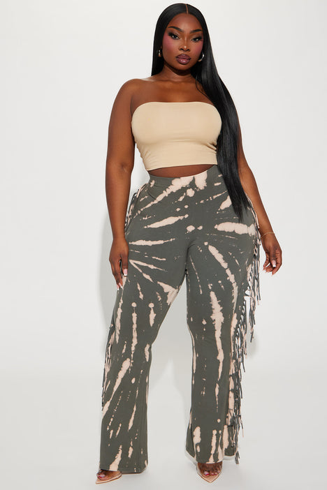 Fringe flare pants on sale