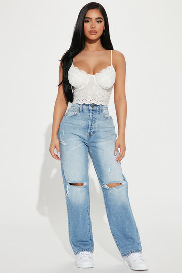 Girl Crush 90's Dad Jeans - Medium Wash, Fashion Nova, Jeans