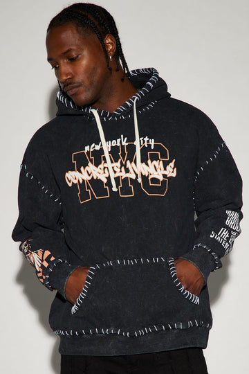 One Step Polaroid Hoodie NeonPink Fashion Nova Mens Graphic