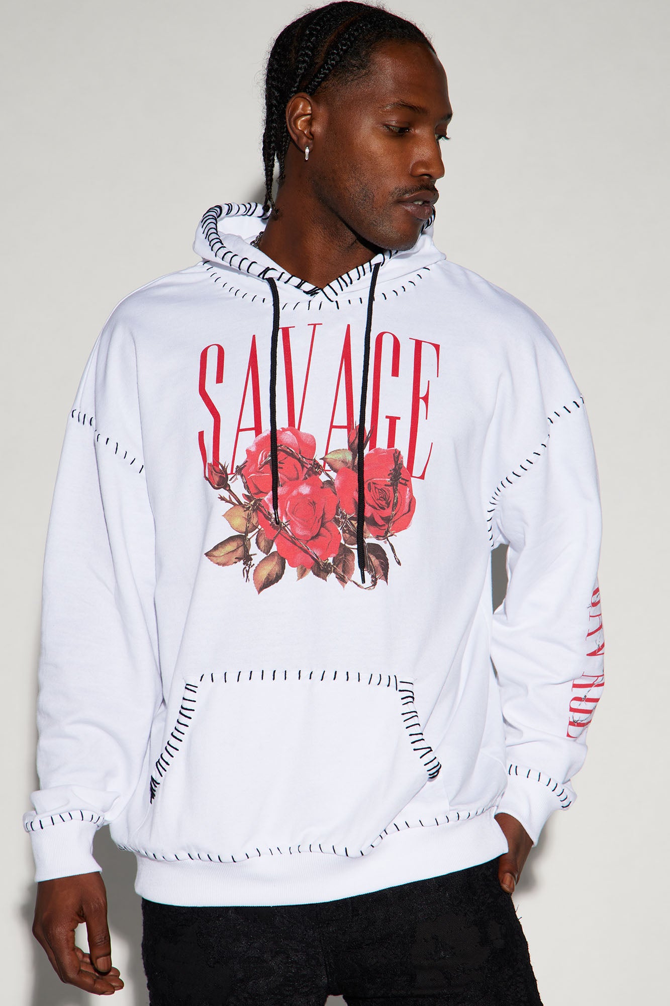 Savage sale hoodie white