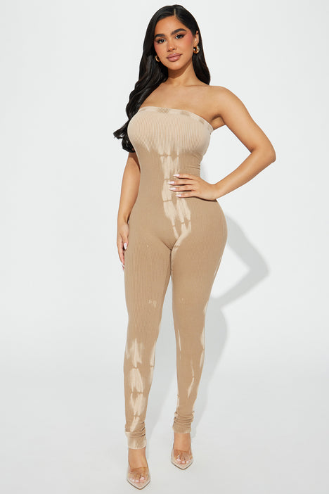Lorelai Tie Dye Jumpsuit Nude combo
