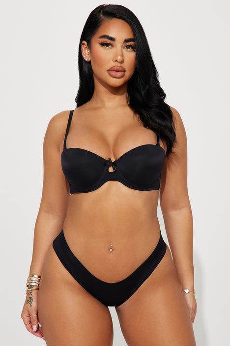 Visible Difference Strapless Multiway Bra - Black