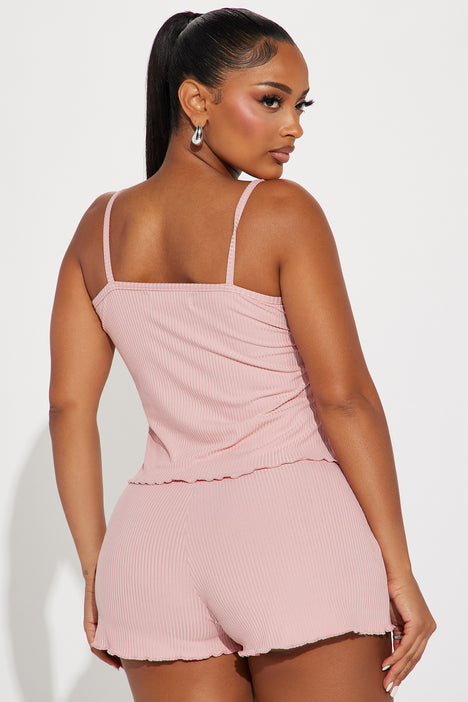 Ribbed pj shorts clearance
