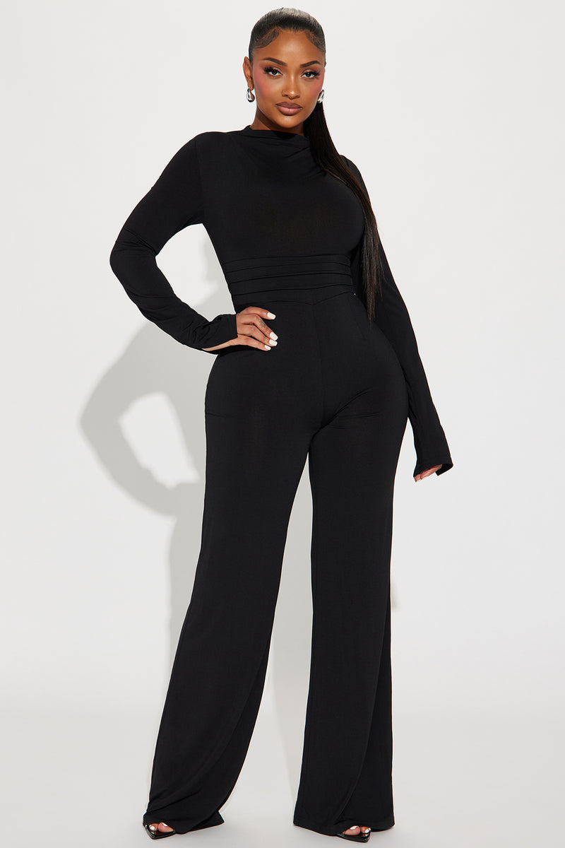 Pour Some Merlot Jumpsuit - Black | Fashion Nova, Jumpsuits | Fashion Nova