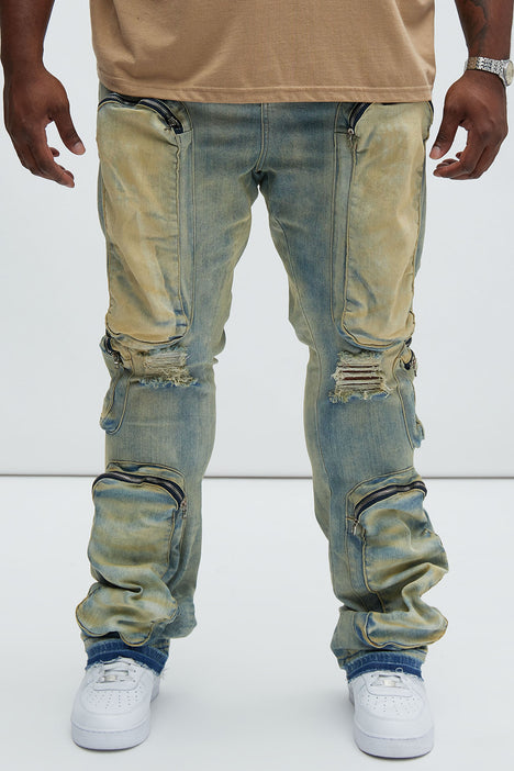Many sales pocket jeans